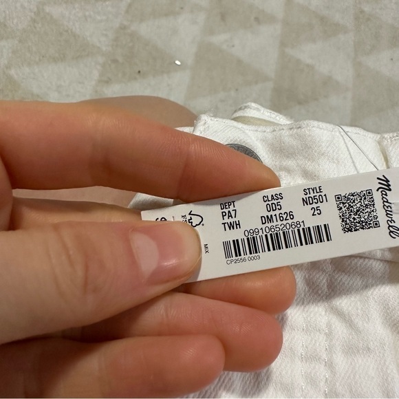 Madewell high rise perfect vintage jeans tile white - Picture 4 of 4